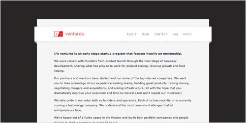 Preview: i/o ventures